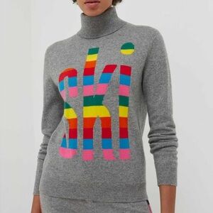 CHINTI & PARKER rainbow “Ski” cashmere sweater